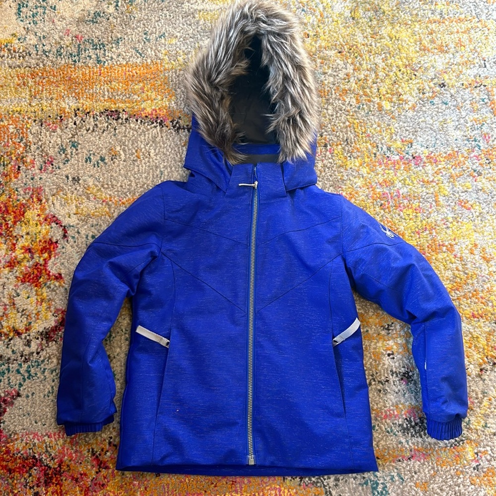 Spyder Sparkle Blue my mind girls snow jacket- SO!